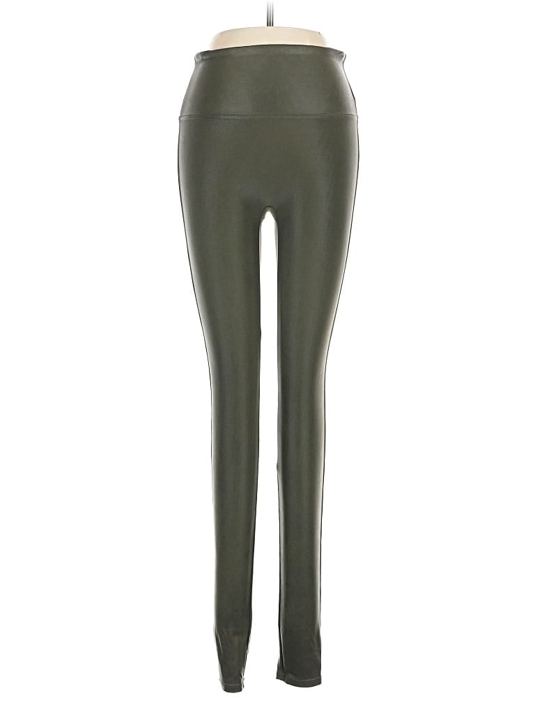 Pre-owned Spanx Active Pants In Green