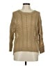 metaphor Chevron-herringbone Tan Pullover Sweater Size M - photo 1