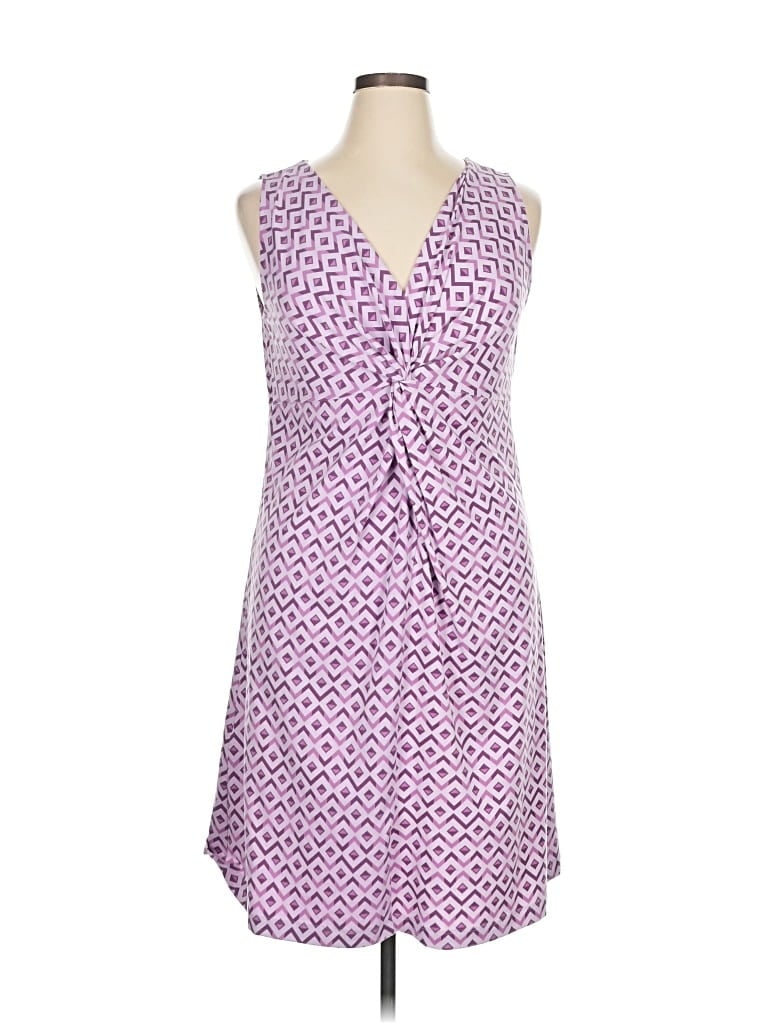 Pre-owned Eddie Bauer Casual Dress In Purple
