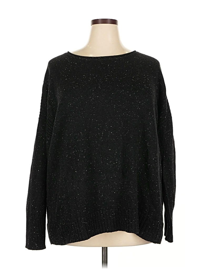Pre-owned Caslon Pullover Sweater In Black
