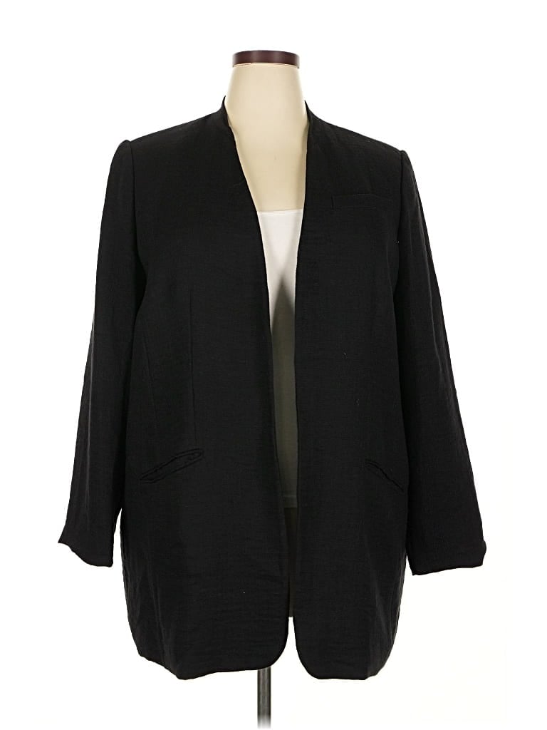 Pre-owned Calvin Klein Blazer Jacket In Black