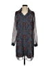 CAbi 100% Polyester Paisley Blue Casual Dress Size S - photo 1