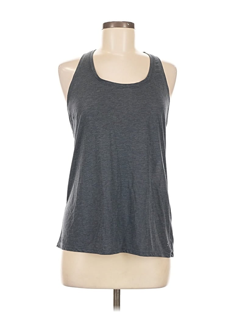Pre-owned Gap Fit Active Tank Top In Gray