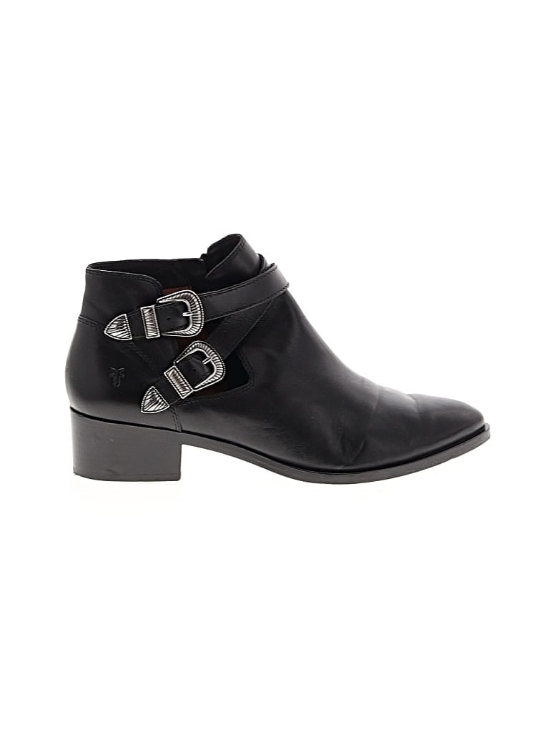 Pre-owned Frye Ankle Boots In Black
