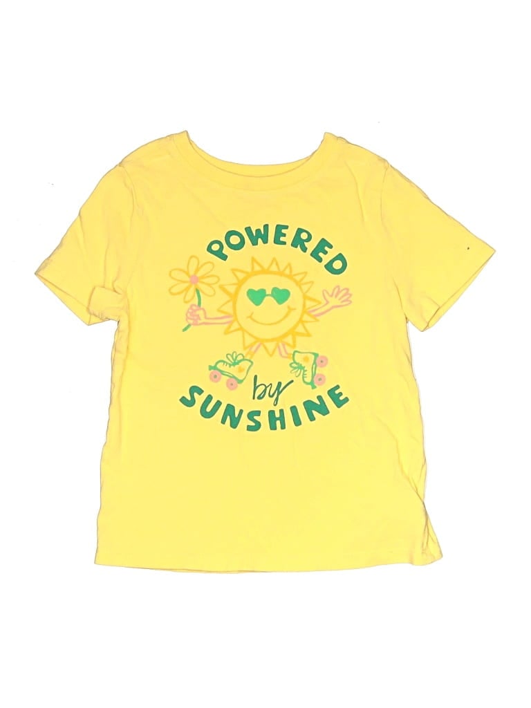 Pre-owned Old Navy Kids' Short Sleeve T-shirt In Yellow