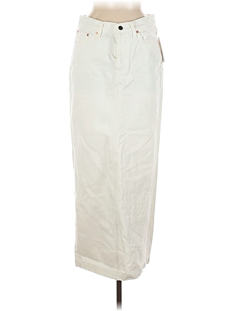 Pre-owned Wardrobe.nyc Casual Skirt In White