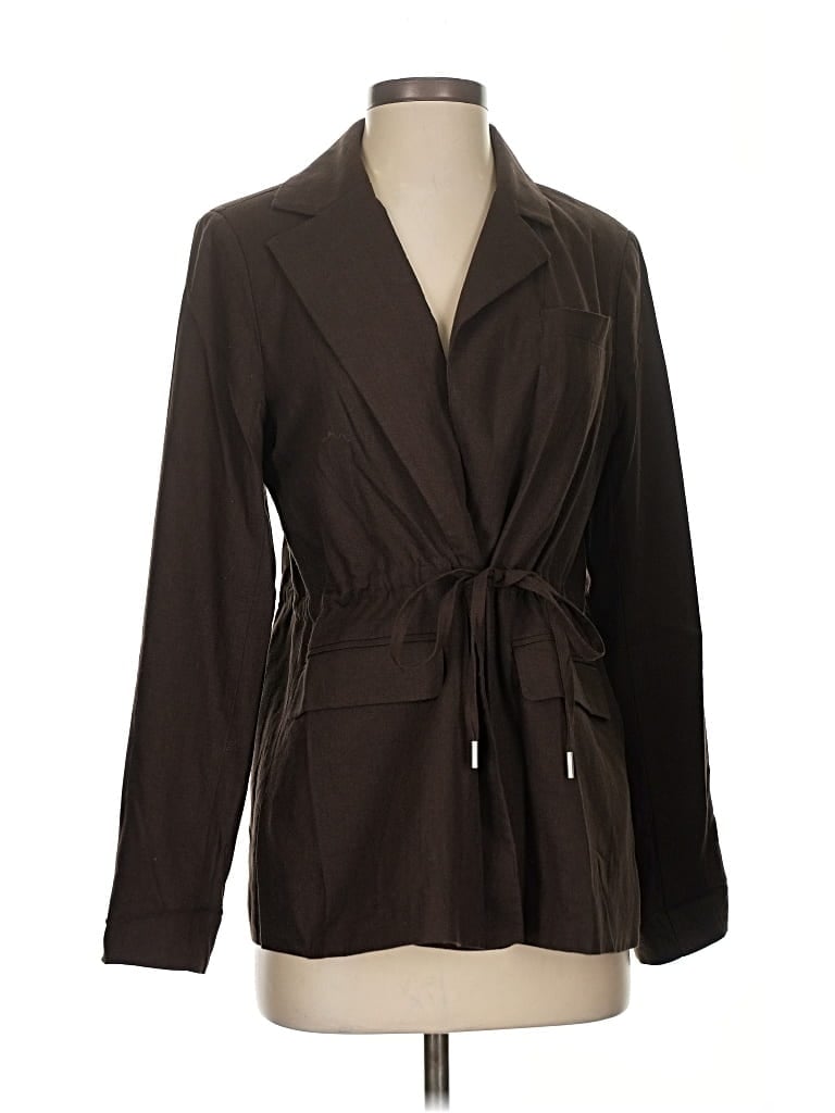 Click to view more detailed imagery on our partner's website Pre-owned Bagatelle Blazer Jacket In Brown