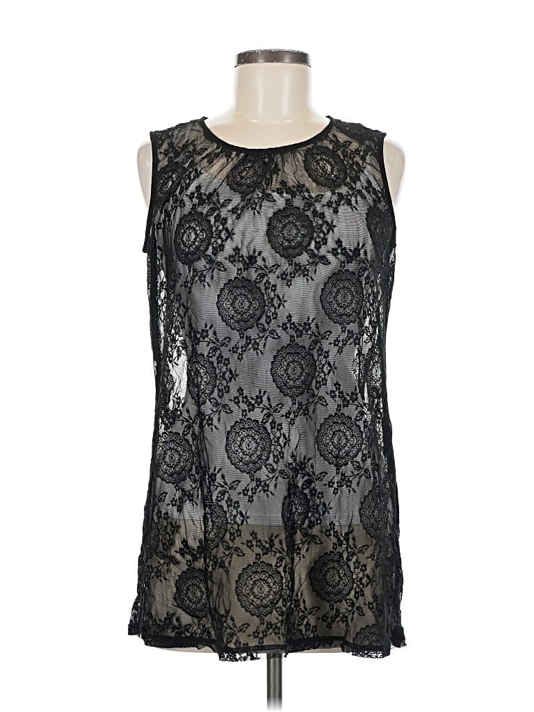 Pre-owned Cabi Sleeveless Blouse In Black
