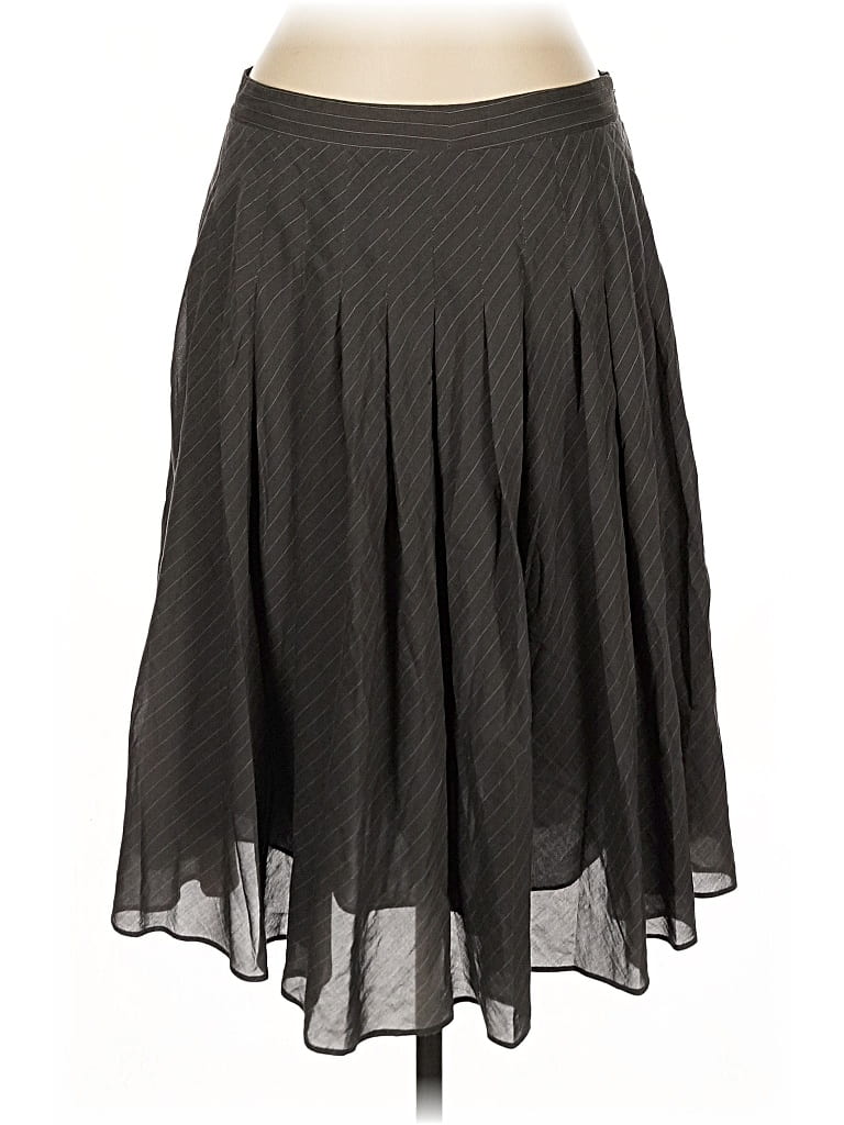 Pre-owned Theory Formal Skirt In Gray