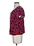 Lands' End 100% Viscose Red Short Sleeve Blouse Size XS - photo 5