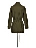 Nasty Gal Inc. 100% Polyester Green Raincoat Size XS - photo 2
