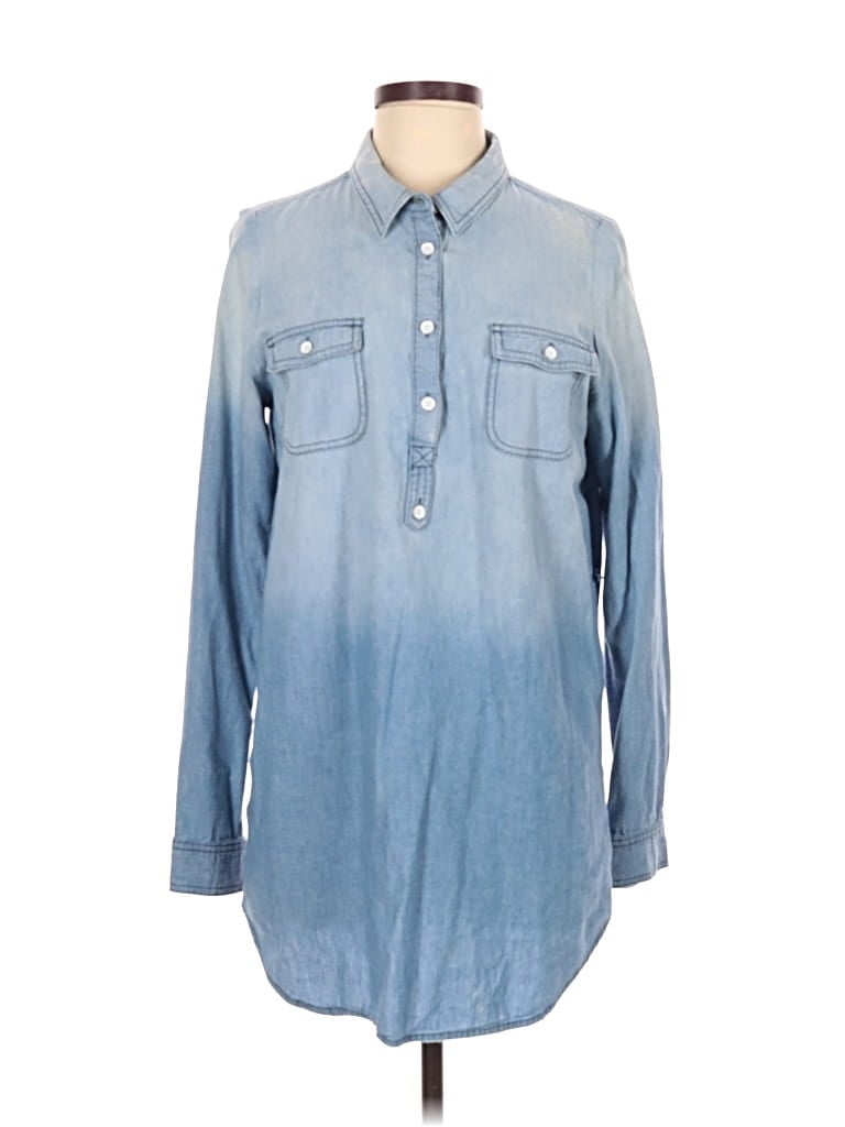 Pre-owned Fossil Casual Dress In Blue