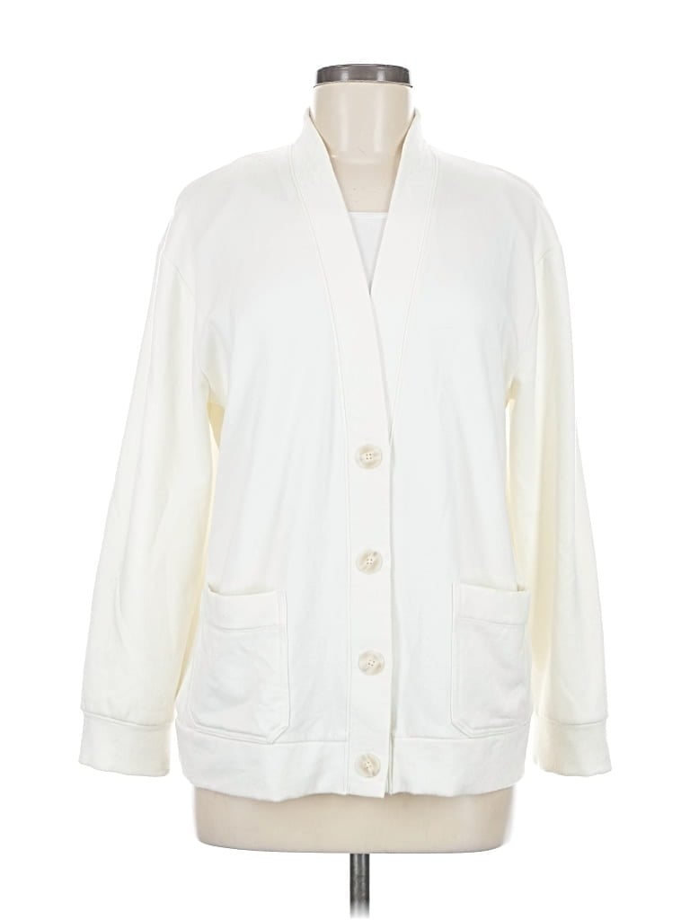 Pre-owned Haven Well Within Cardigan Sweater In White