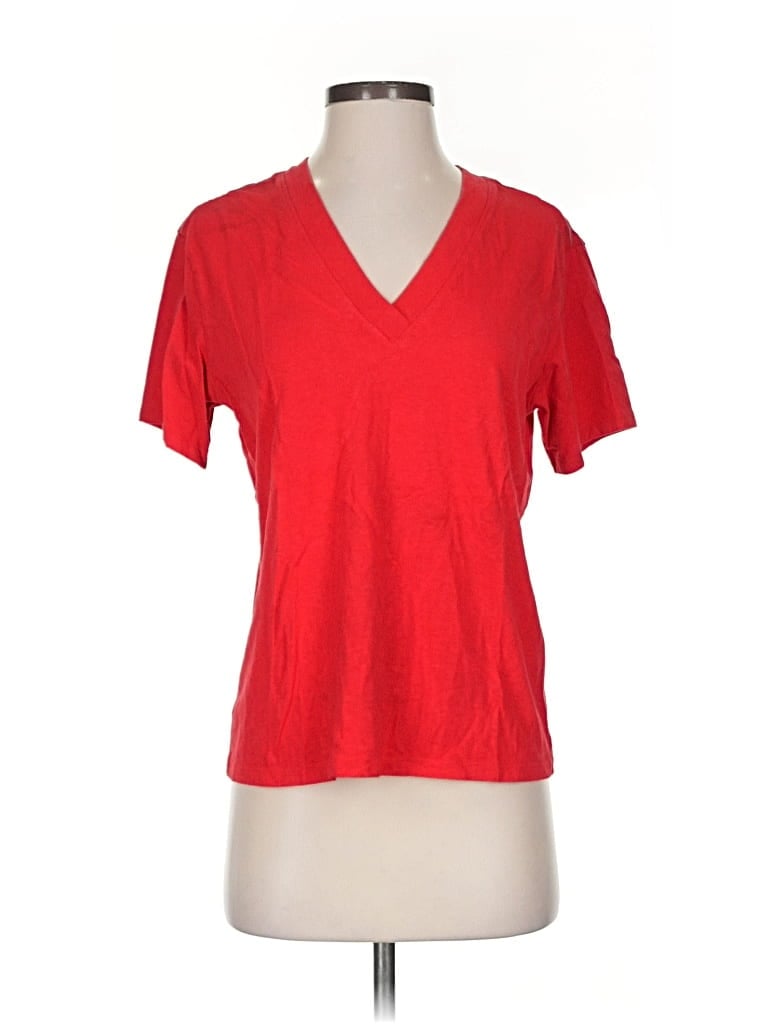 Pre-owned Everlane Short Sleeve T-shirt In Red