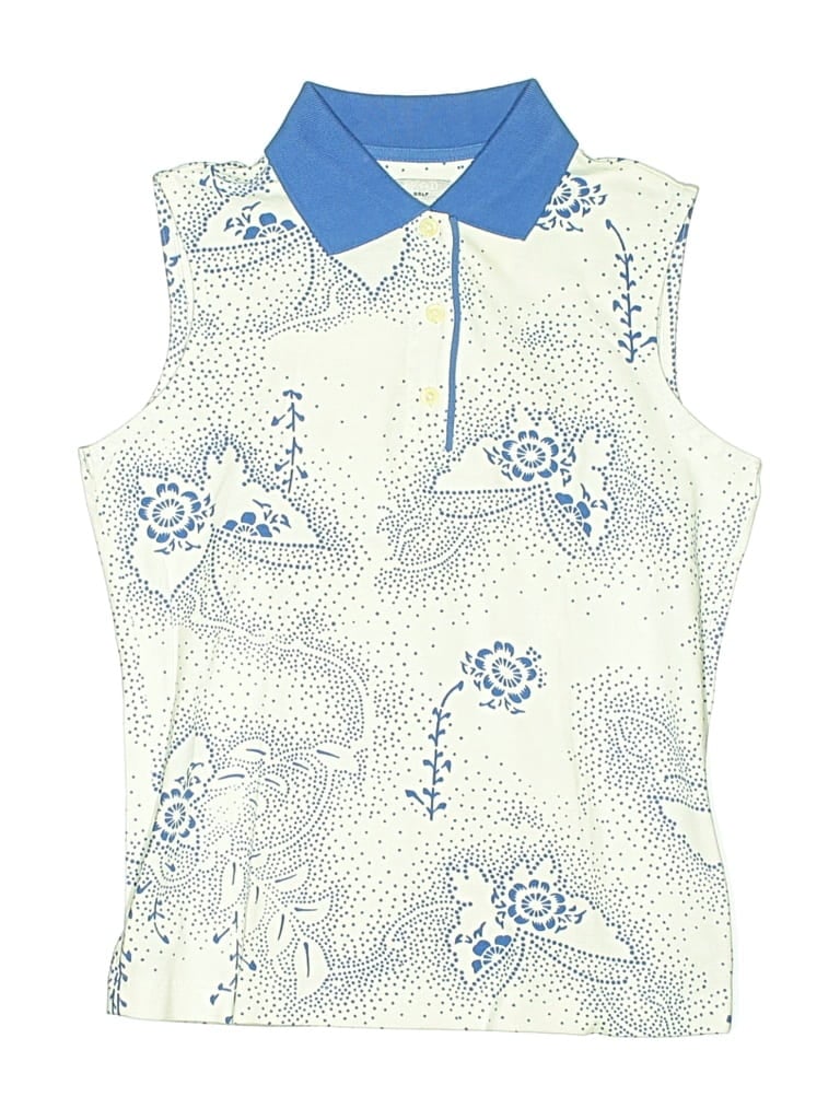 Pre-owned Izod Kids' Sleeveless Blouse In Blue