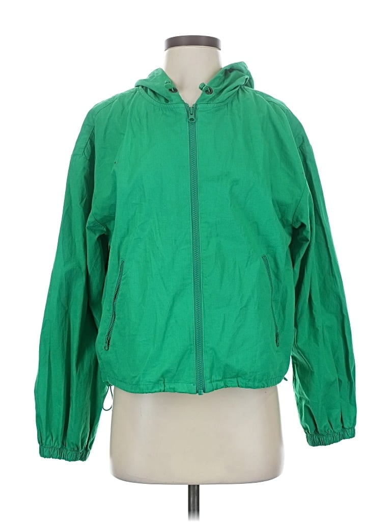 Pre-owned Sanctuary Windbreaker Jacket In Green