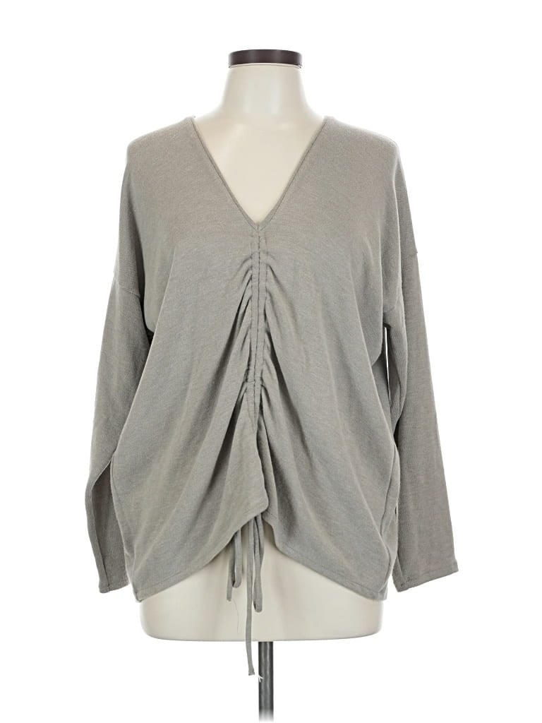 Pre-owned Zara Cardigan Sweater In Gray