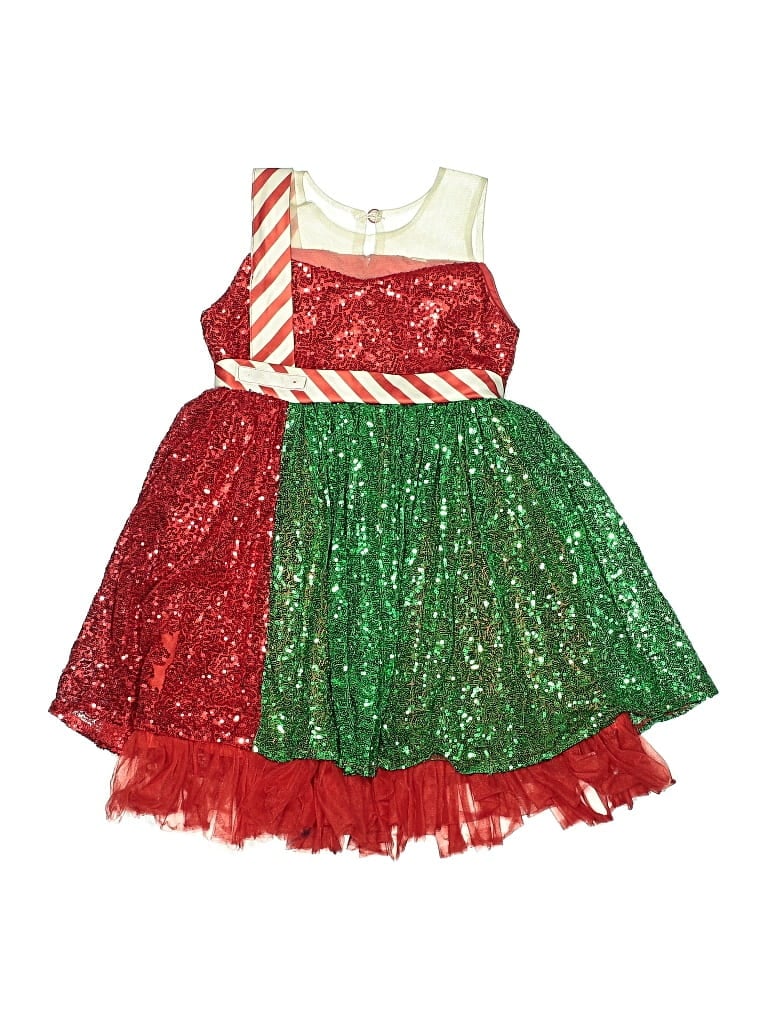 Pre-owned Unbranded Kids' Dress In Green