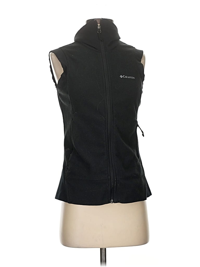 Pre-owned Columbia Vest In Black