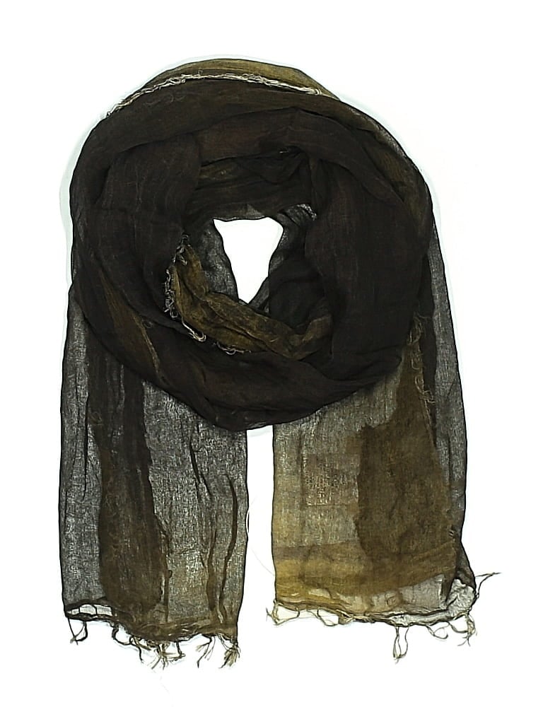 Pre-owned Eileen Fisher Scarf In Brown