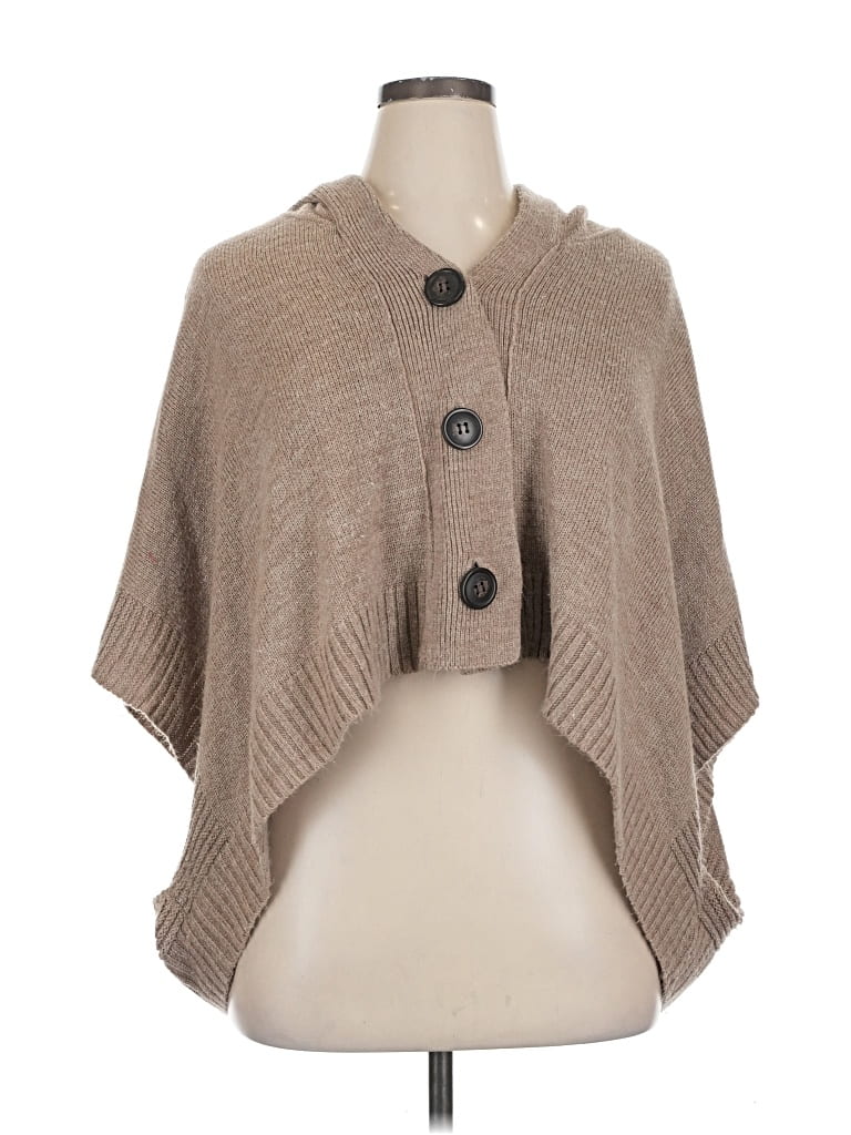 Pre-owned Xhilaration Poncho In Brown