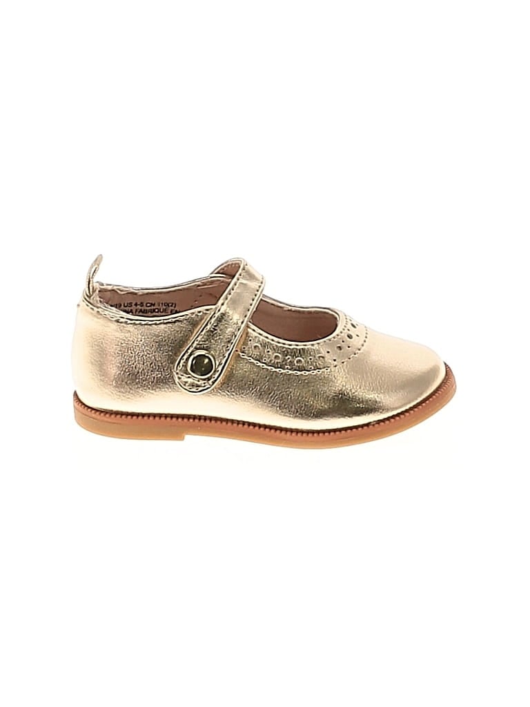 Pre-owned H&m Kids' Flats In Gold