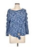 Ruby Rd. 100% Polyester Blue Pullover Sweater Size L - photo 1