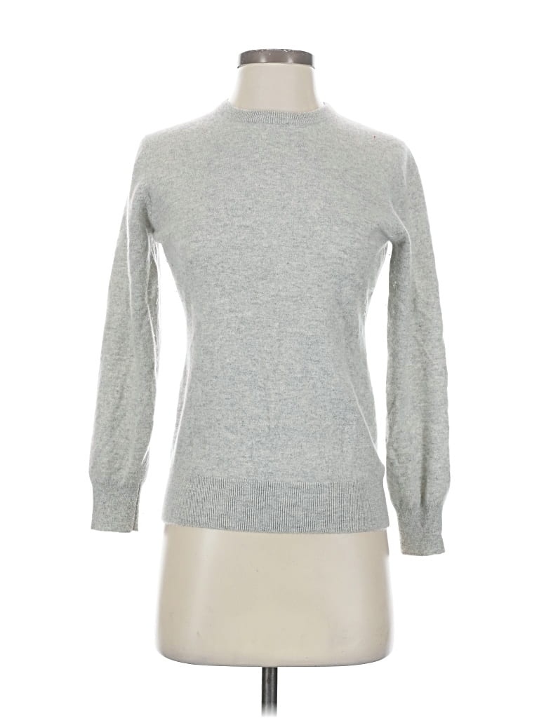 Pre-owned Assorted Brands Cashmere Pullover Sweater In Gray