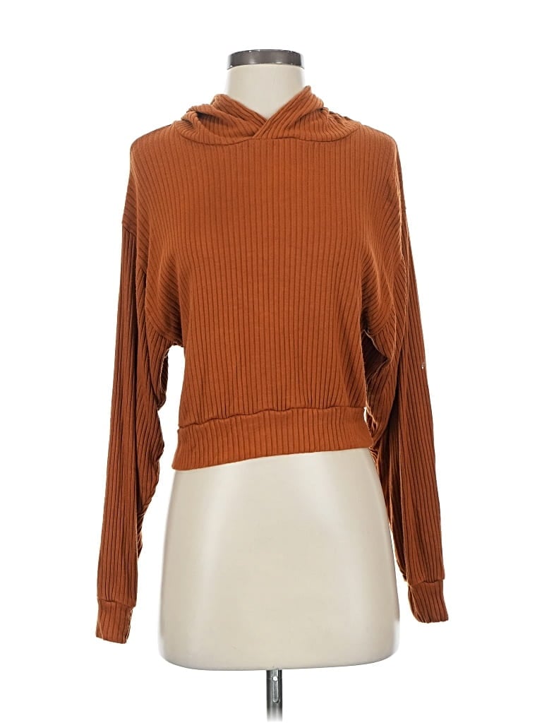 Pre-owned Beyond Yoga Pullover Sweater In Brown