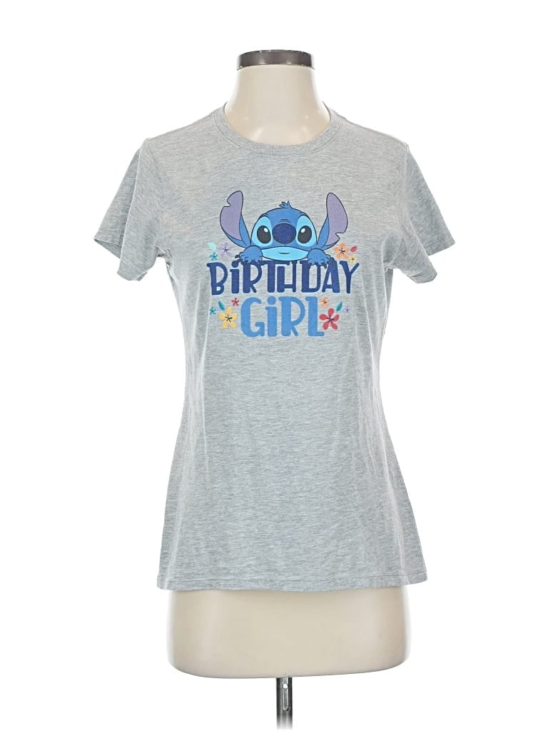 Pre-owned Port & Company Short Sleeve T-shirt In Gray