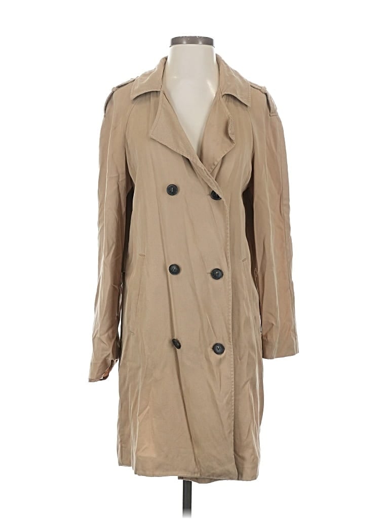 Pre-owned Topshop Trenchcoat In Brown