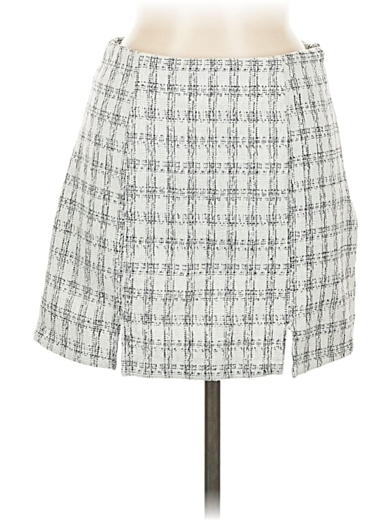Pre-owned Blue Rain Casual Skirt In Gray