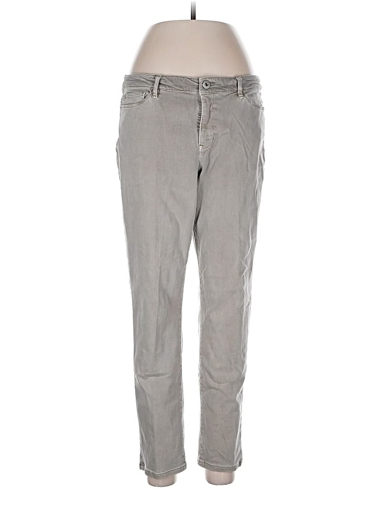 Pre-owned Jjill Casual Pants In Gray