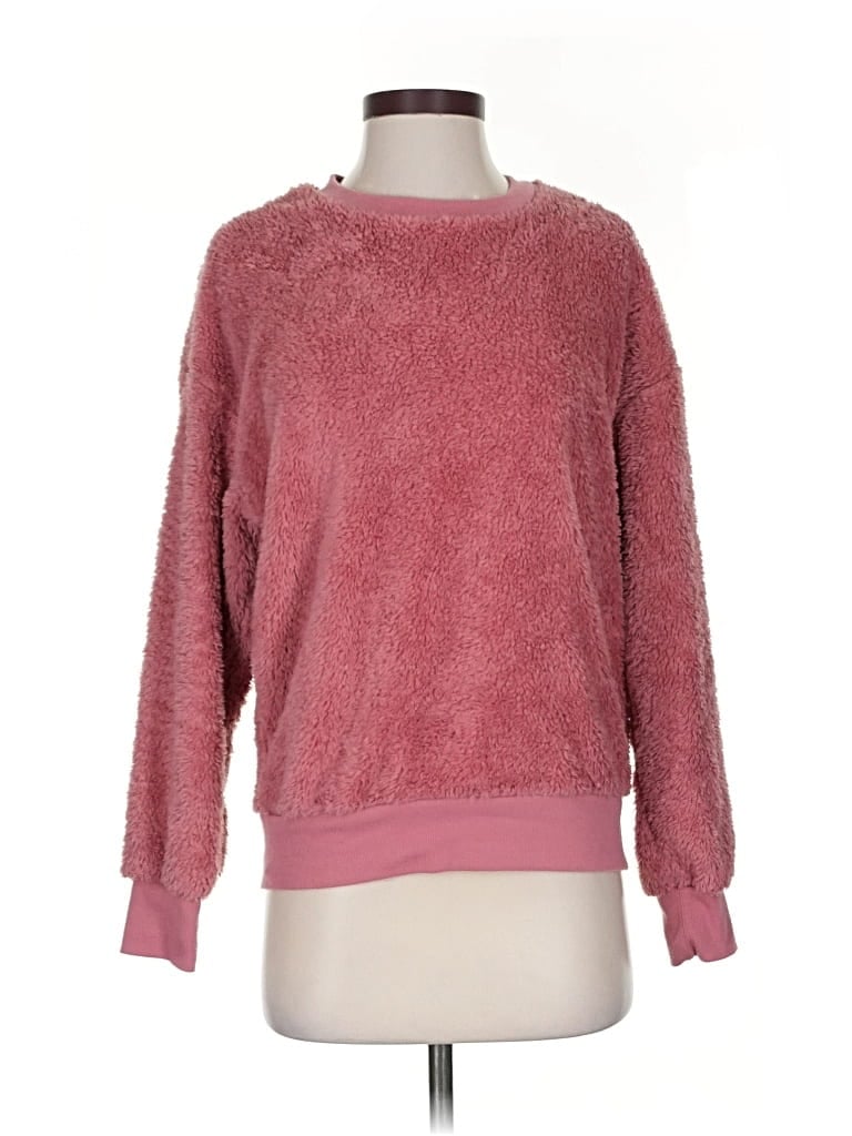 Pre-owned 90 Degree By Reflex Pullover Sweater In Pink