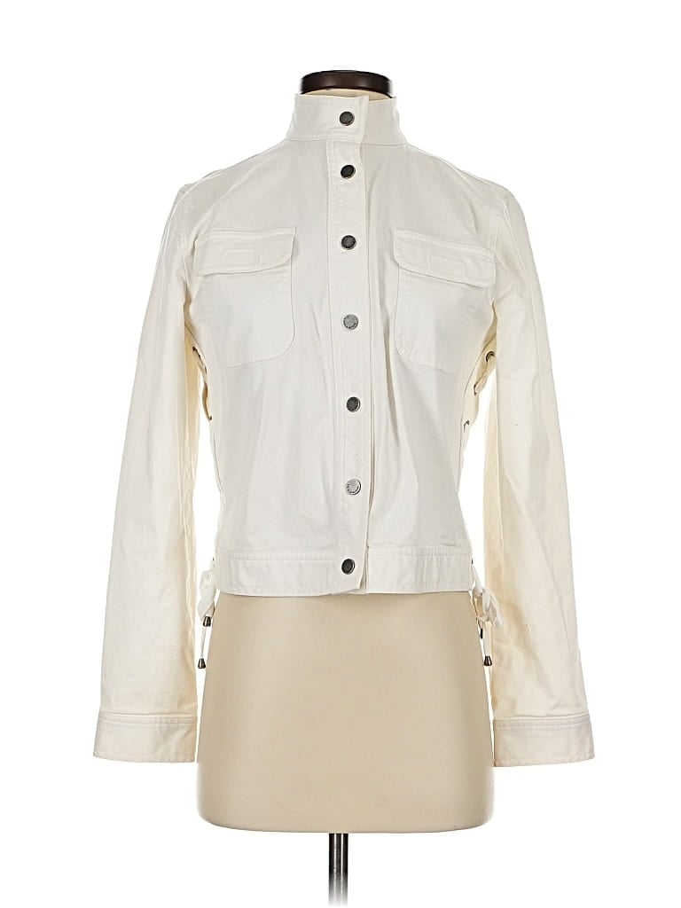 Pre-owned Liz Claiborne Jacket In White