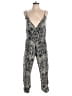 Parker 100% Silk Paisley Silver Jumpsuit Size XS - photo 1