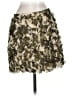J.Crew 100% Silk Camo Green Silk Skirt Size 0 - photo 2