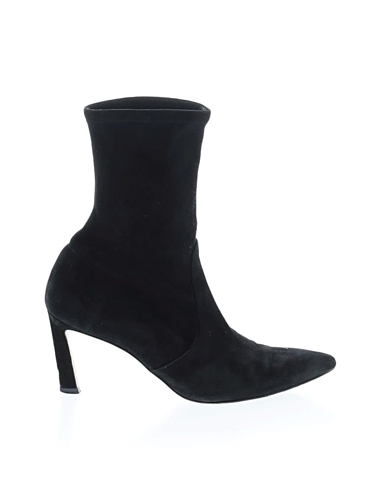 Pre-owned Stuart Weitzman Ankle Boots In Black