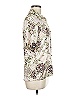 Vertigo Paris Floral Ivory Short Sleeve Blouse Size M - photo 4