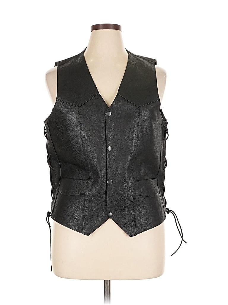 Pre-owned Assorted Brands Vest In Black