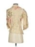 Armani Collezioni 100% Polyester Gold Jacket Size 4 - photo 2