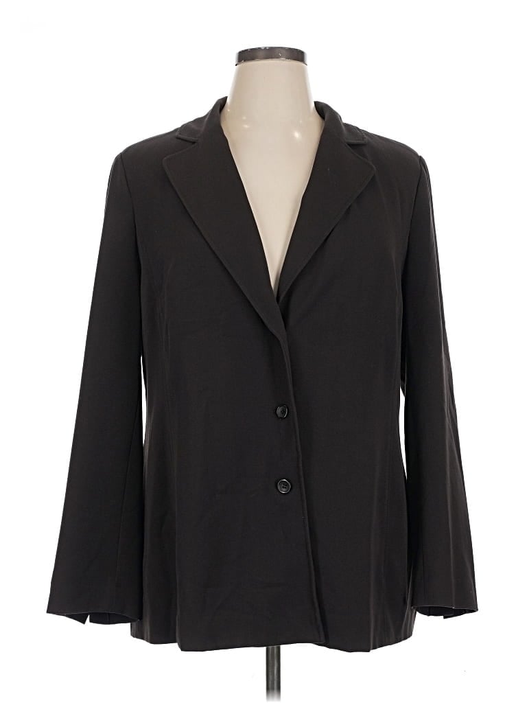Pre-owned Lane Bryant Blazer Jacket In Black