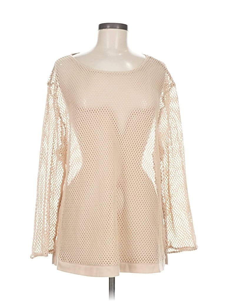 Pre-owned Shade & Shore Cardigan Sweater In White