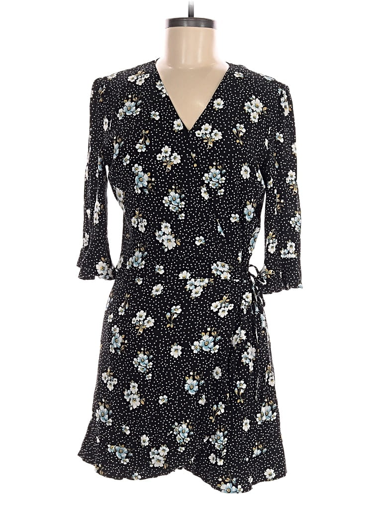 Pre-owned Ann Taylor Loft Romper In Black