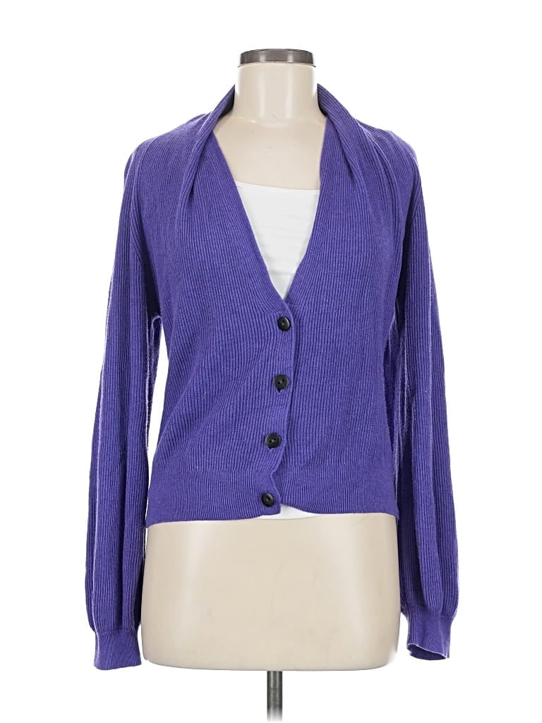 Pre-owned Cabi Cardigan Sweater In Purple