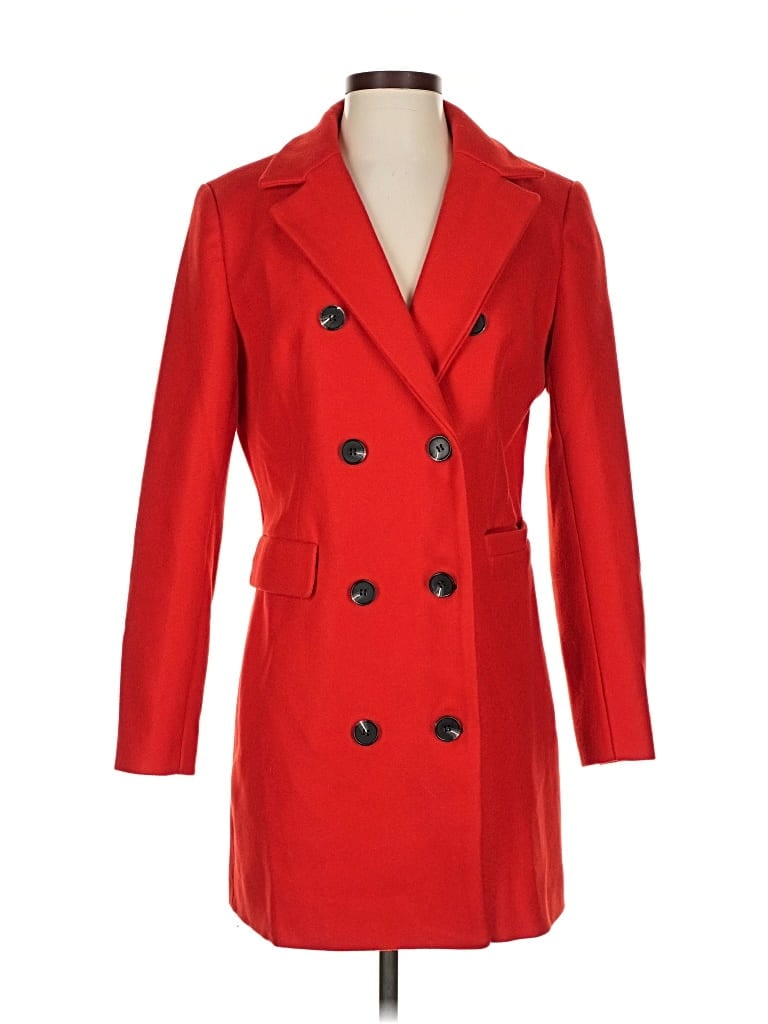 Pre-owned Unbranded Coat In Red