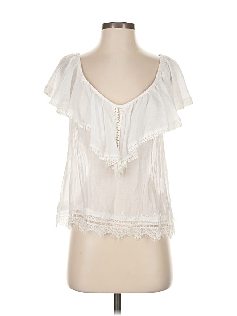 Pre-owned Suboo Sleeveless Blouse In White