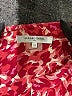 Gerard Darel 100% Silk Animal Print Red Long Sleeve Silk Top Size 10 (42) - photo 6