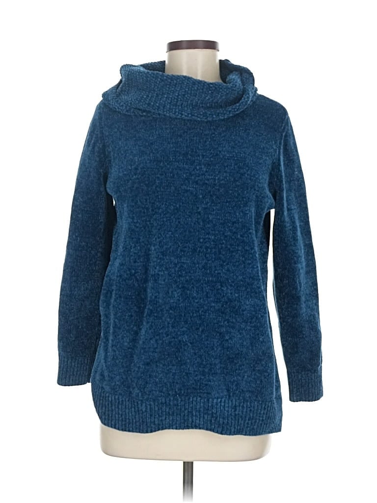 Pre-owned Lands' End Pullover Sweater In Blue