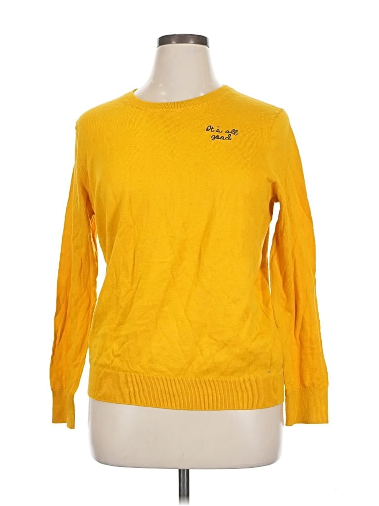 Gap Pullover Sweater In Yellow